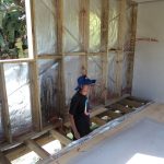 inside cladding & sisalation